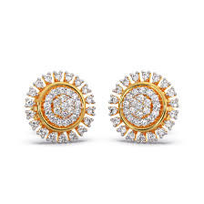 Sparkling Diamond Stud Earrings