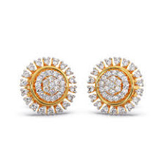  Sparkling Diamond Stud Earrings