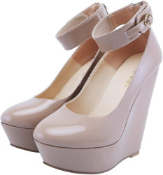  Premium Crystal Embellished Nude Platform Heels with Adjustable Ankle Strap for Pageant and Evening Wear